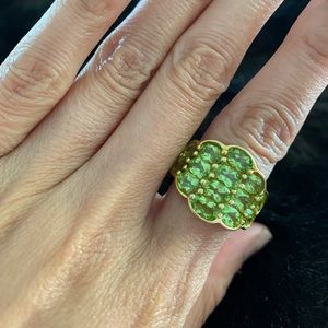 Peridot & Gold Ring